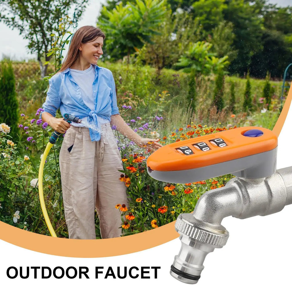Water Faucet Lock Outdoor Frost-proof Combination Valve Device