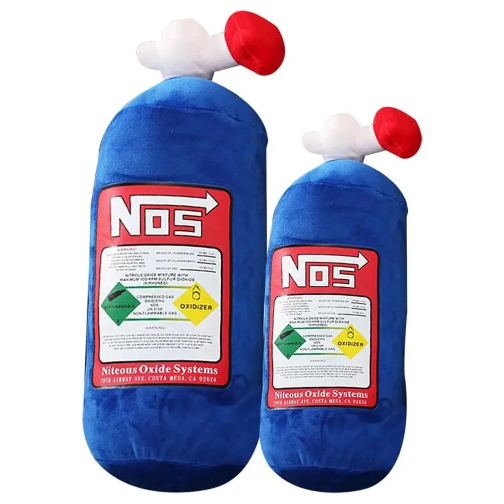 Car Decor NOS Bottle NOS Nitrous Oxide Bottle Toys Car Seat Supports Waist Cushion Car Neck Pillow Cat Headrest Zpaxo