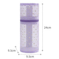 Multi-purpose Mesh Vertical Pencil Case Pencil Pouch Student Stationery Organizer School Supplies Makeup Travel Cosmetic Bag YUZ Zpaxo Purple