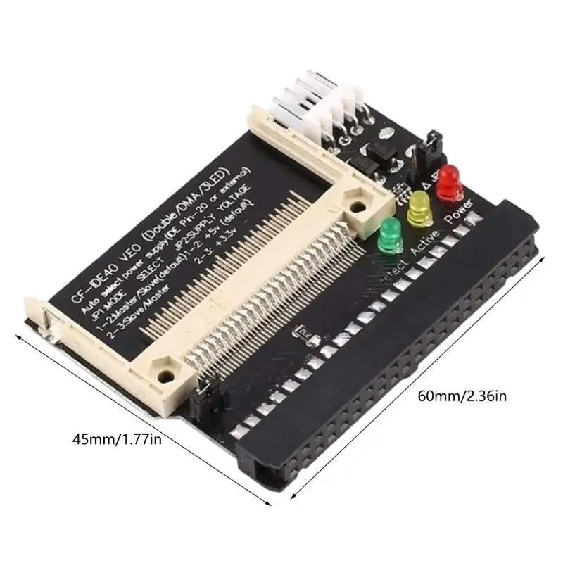 652F Compact Flash Card to IDE to 40Pin to 3.5in Expansion Card for Desktop Zpaxo