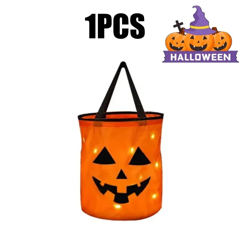 LED Light Halloween Candy Bags Up Party Bag Trick Supports