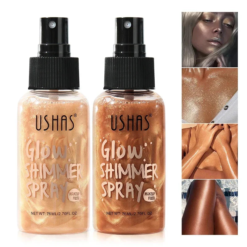 Diamond Liquid Highlight Waterproof Gloss Glitter Body Bronzer