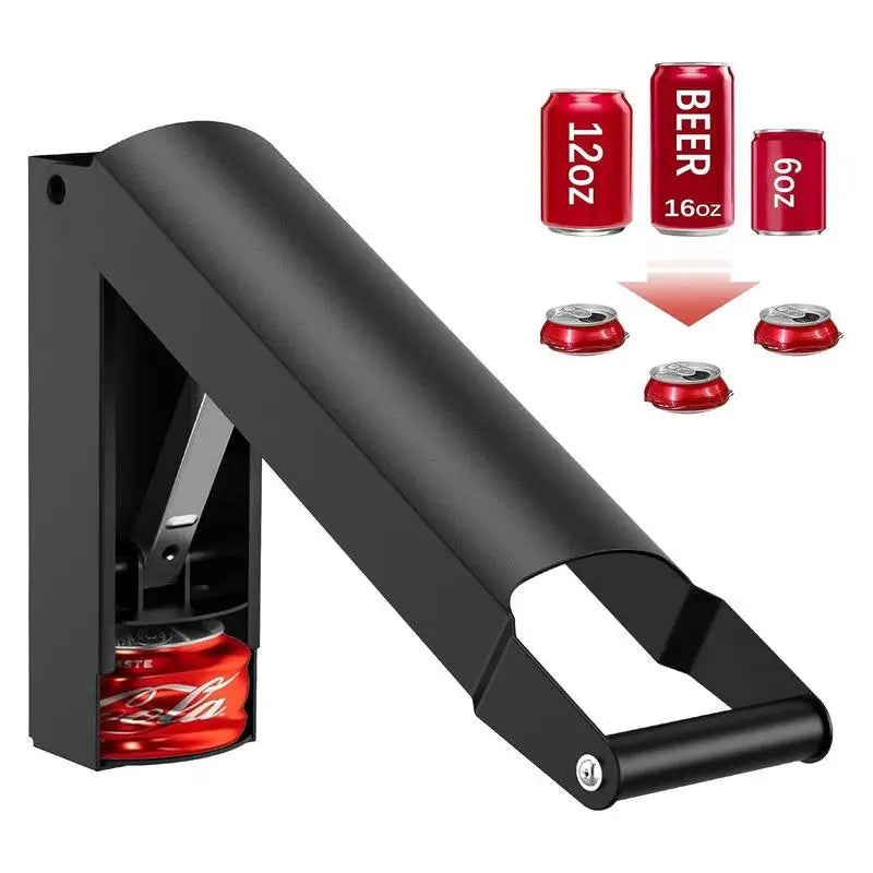 Can Crusher for Recycling Wall-Mounted Aluminium Can Smasher Kitchen Gadget for Outdoor Activities Friends Parties Family Zpaxo