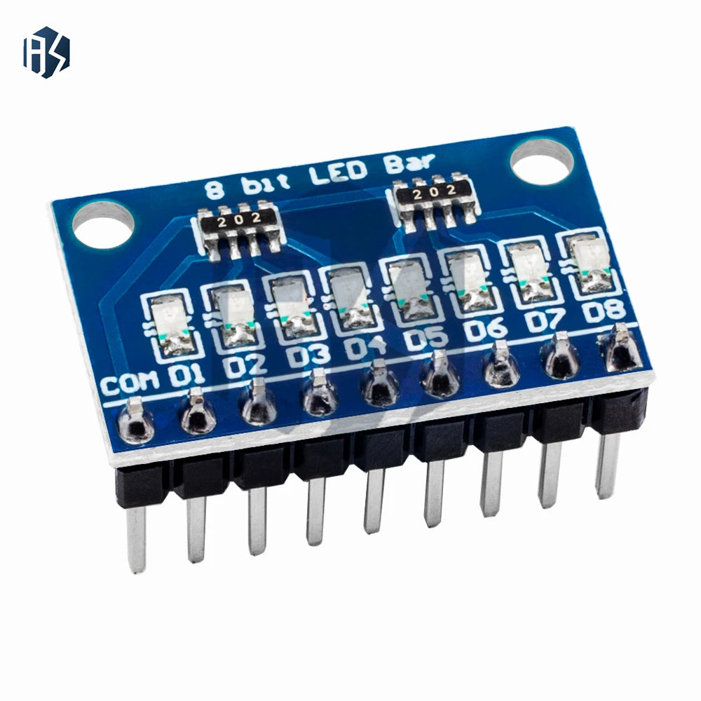 3-24V 8 Bit Blue/Red Common anode/cathode LED indicator Module Breadboard starter kit Board for MCU ARM 3d printer UN-O MEGA2560 Zpaxo