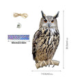 Owl Bird Repellent Bell Pendant Pastoral Orchard Scare Outdoor