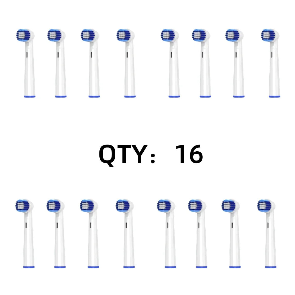 4/8/16/40/80pcs Set Electric Toothbrush Head Replacement For Oral B Sensitive Brush Alternative Heads D25 D30 D32 D18 YM-EB17 Zpaxo YMEB20-16pcs