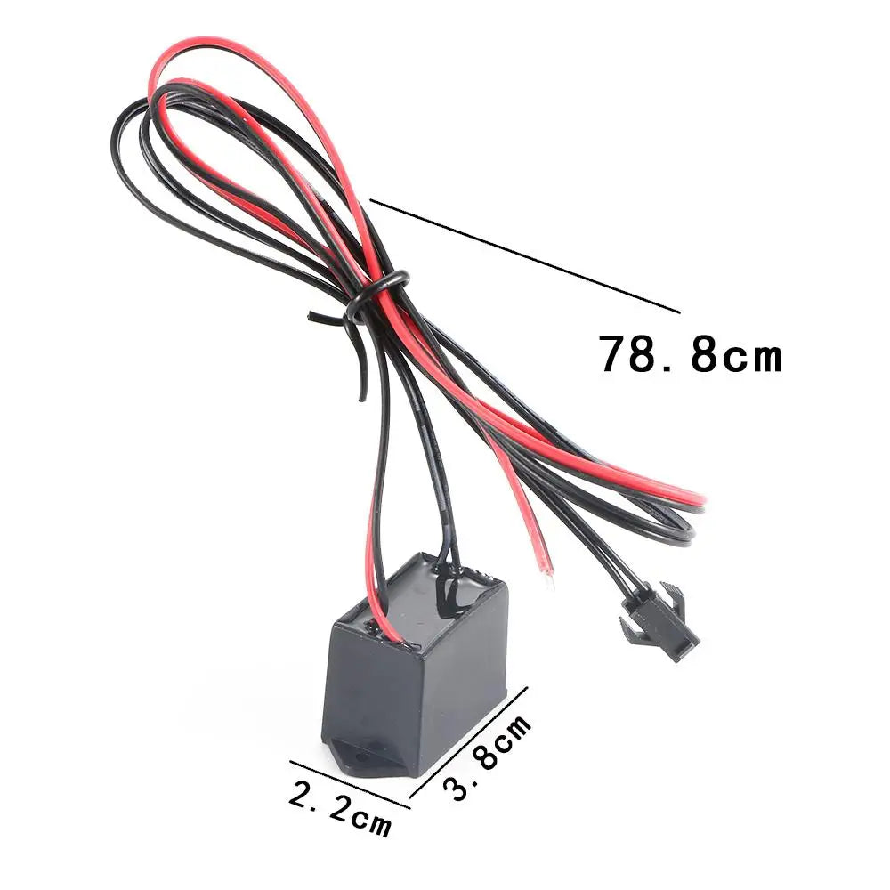 Interior Supplies Glow Light Strip for Cable Mini Neon Power Driver Strip Light Inverter Neon Wire Driver EL Wire Power Driver Zpaxo