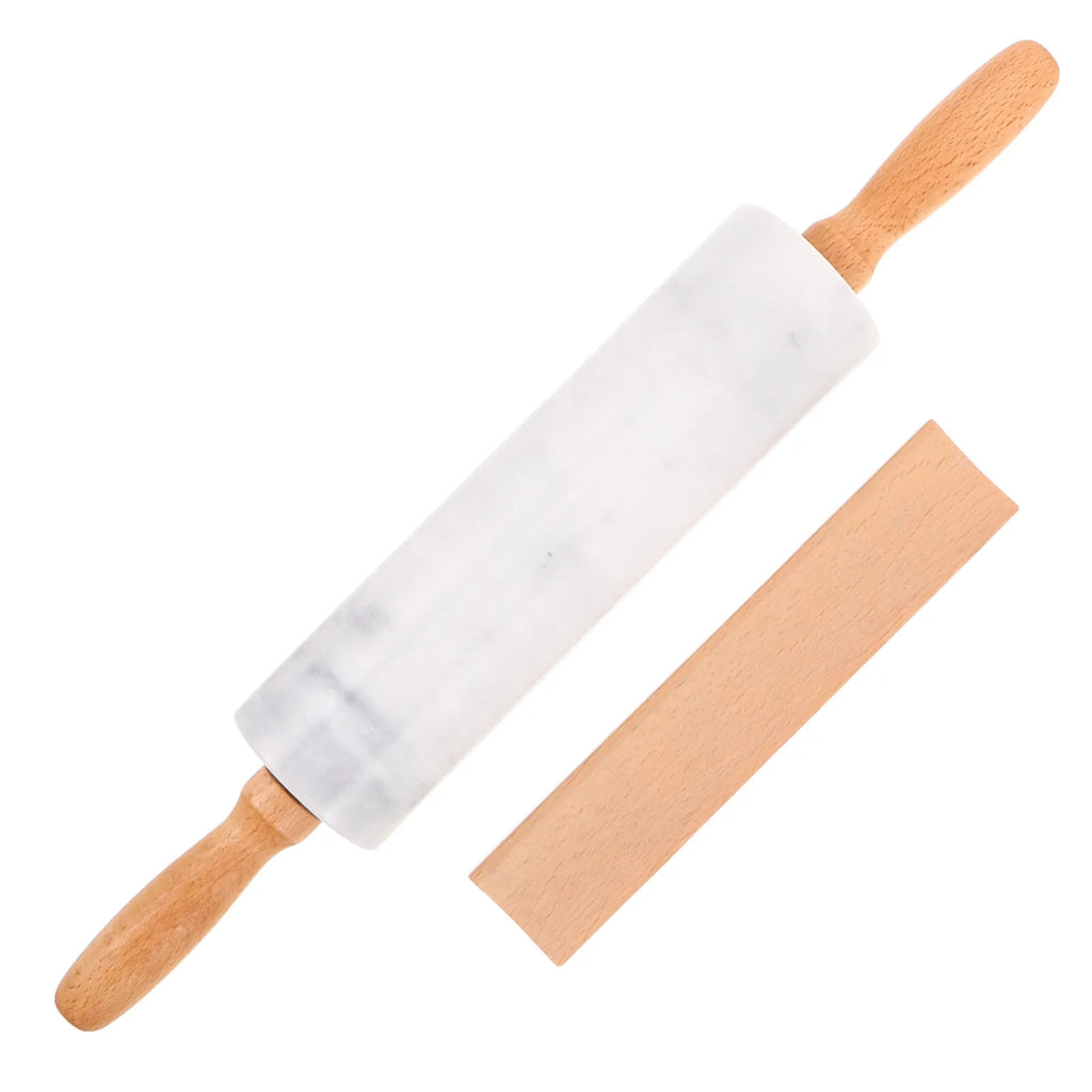 3Pcs Marble Dough Rolling Pin Nonstick Kitchen Roller Baking Supplies for Pastry Pasta Dumpling Wrapper Zpaxo