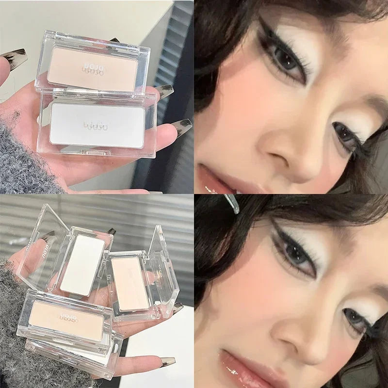 Matte Highlighter Palette Naturally Brightening Contouring Makeup Zpaxo