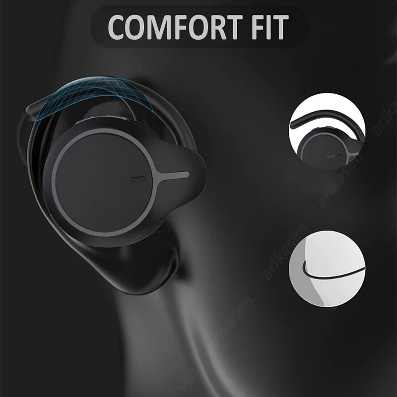MP3 Player Bluetooth Headphones TF Card Slot Sport Wireless Earphones