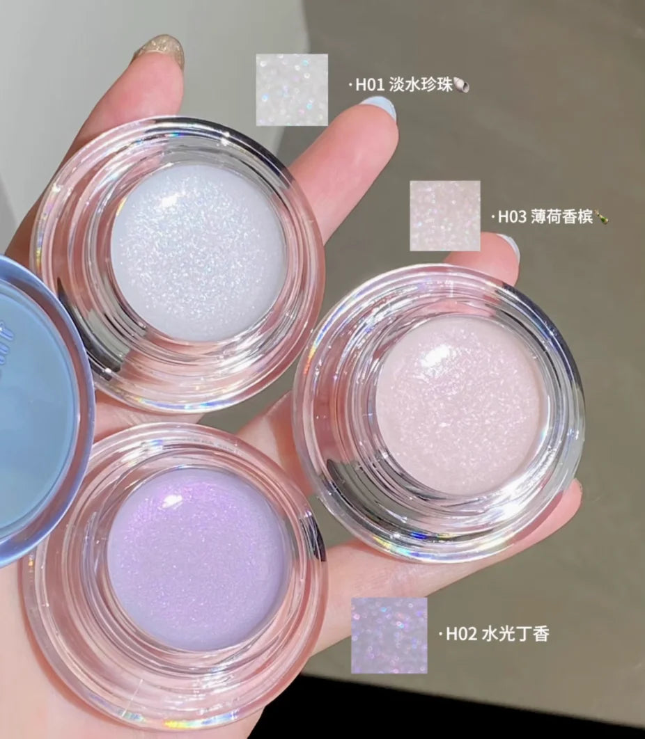 JUDYDOLL Highlighter Balm Luminous Highlighting Mint Lilac Refreshing Zpaxo