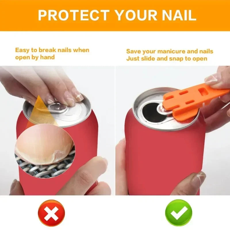 6-Pack Reusable Can Opener & Lid Sealer | Beer, Soda, Camping Can & Bottle Opener Zpaxo