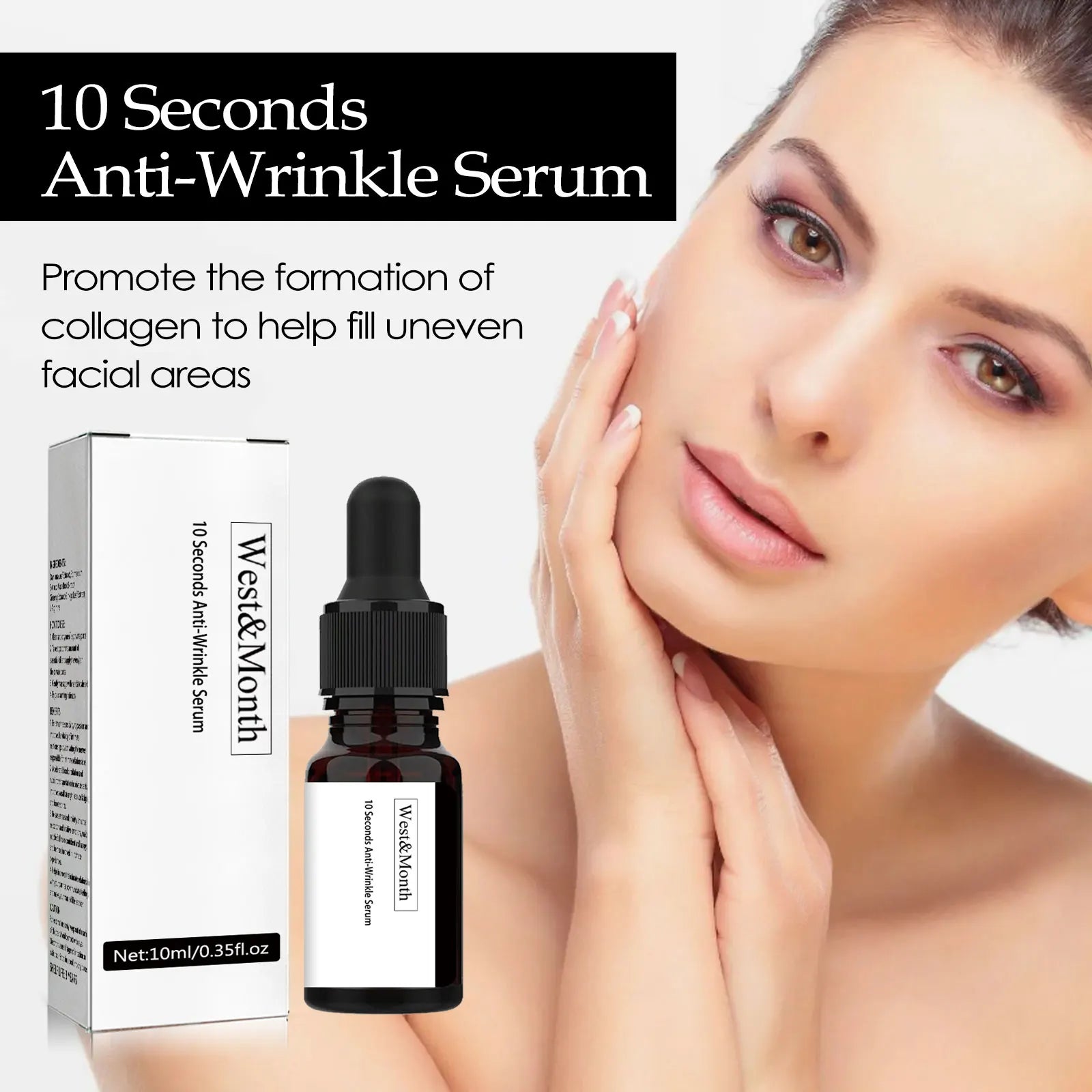 Anti Wrinkle Instant Remover Anti-wrinkle Serum Face Neck Forehead Zpaxo
