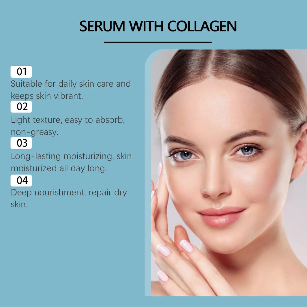 Hoygi Collagen Face Serum – Firming & Moisturizing Essence Collagen Face Serum Zpaxo