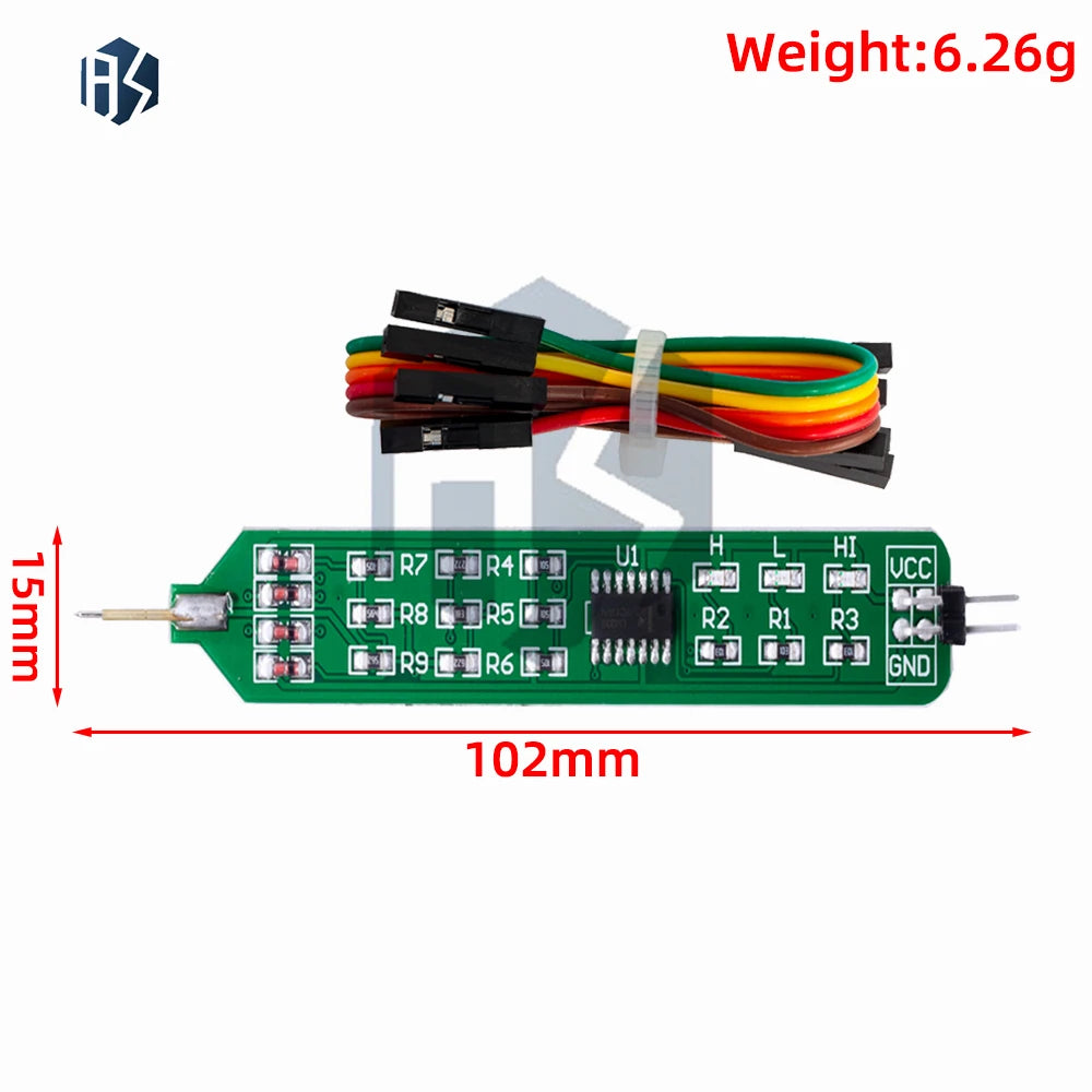 Logic Pulser Analyzer Detecting Probe 5V 3 3V Convenient Quick Zpaxo