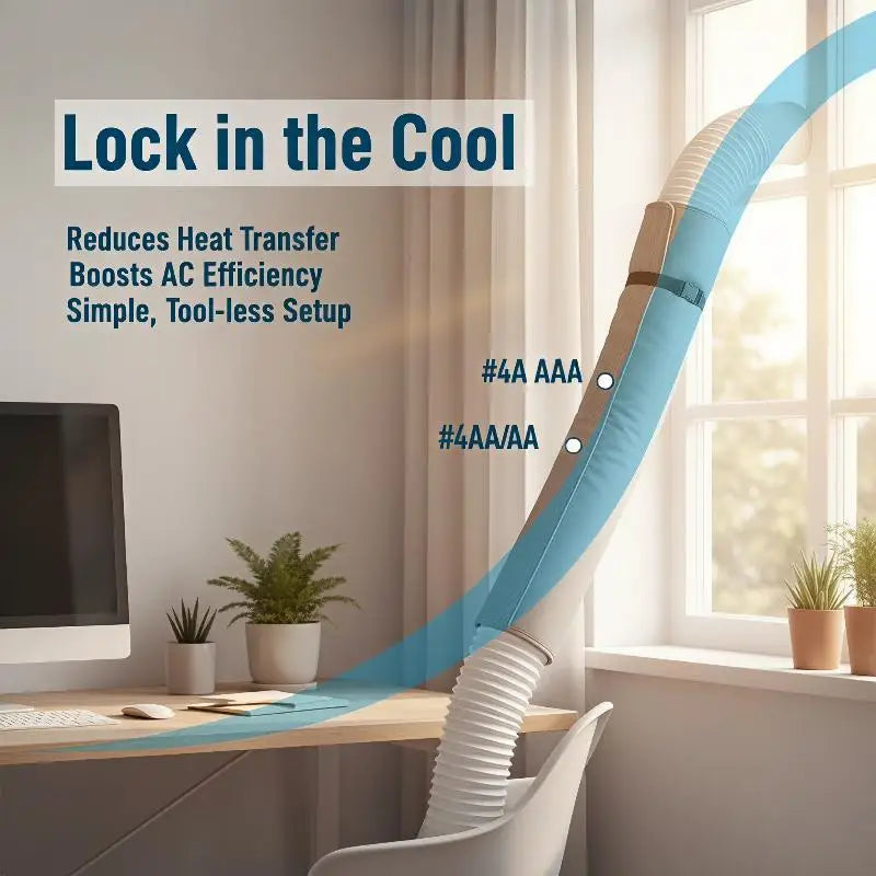 Universal AC Exhaust Hose Insulation Cover | Portable AC Duct