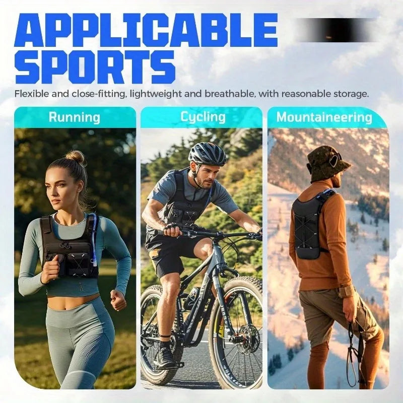 Lightweight Running Chest Hiking Outdoor Activities Marathon Bicycle