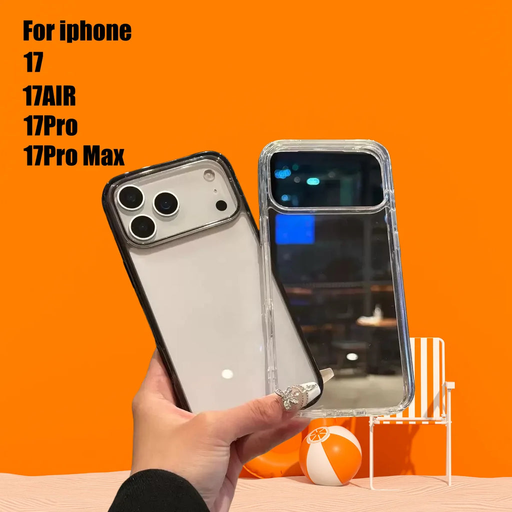 Suitable Apple 17 Max Four Corner Anti Drop Transparent Protective