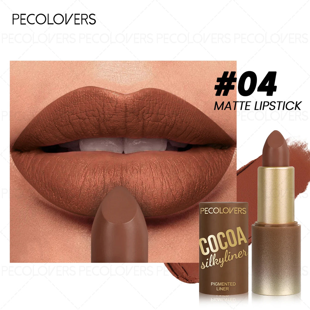 24 Hour Lipstick Women Lasting Natural Brown Colorfast Colors Makeup
