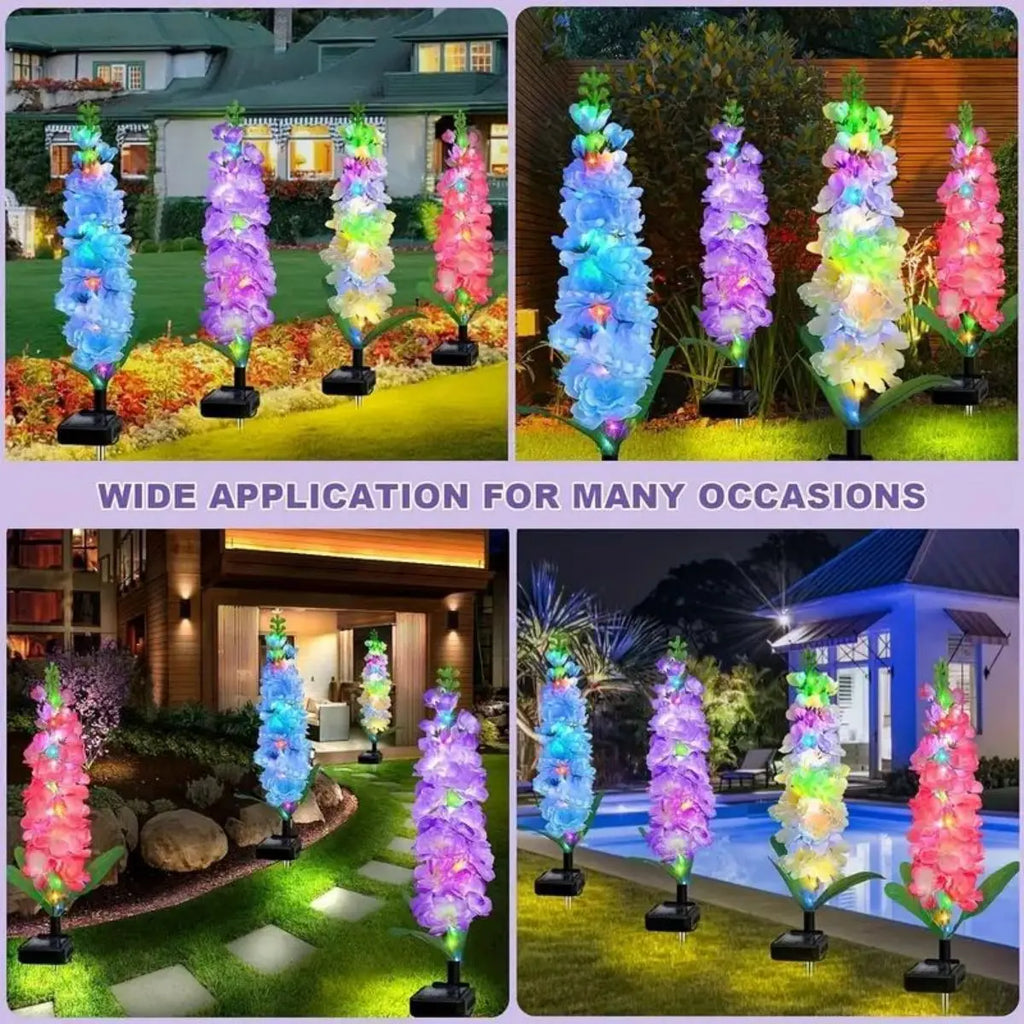 Solar Garden Light Simulation Wind Signal Outdoor Home Decoration Zpaxo