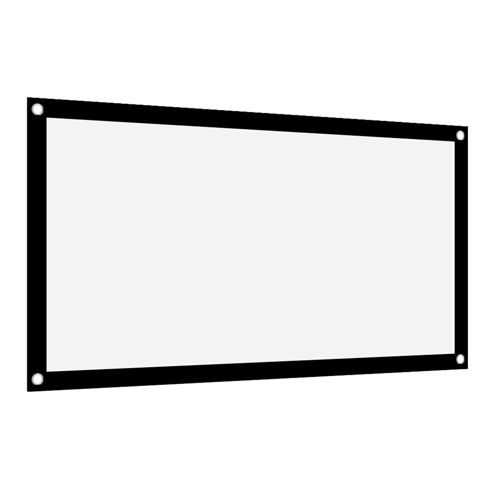 16 9 Thicken Portable Non Crease Soft White Polyester Projector