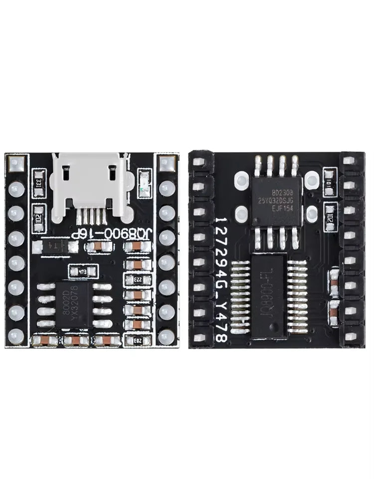 1 JQ8900-16P Voice Module Customized Music Intelligent Broadcast USB Zpaxo JQ8900-16P 1PC