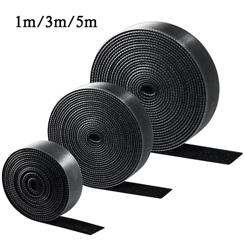 1m 3m 5m Cable Organizer Management Wire Winder Tape Earphones Mouse