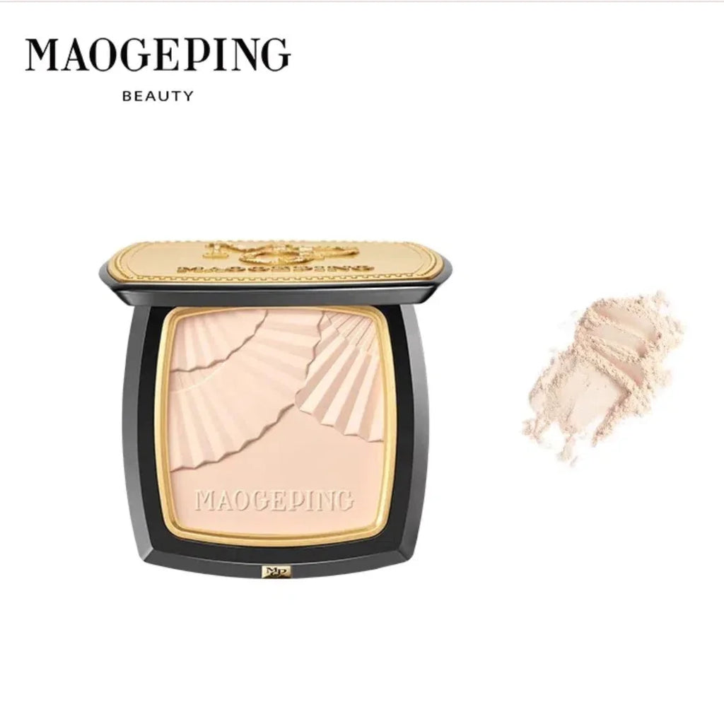 MAOGEPING Luminous Light Veiling Pressed Powder Delicate Fitting Zpaxo