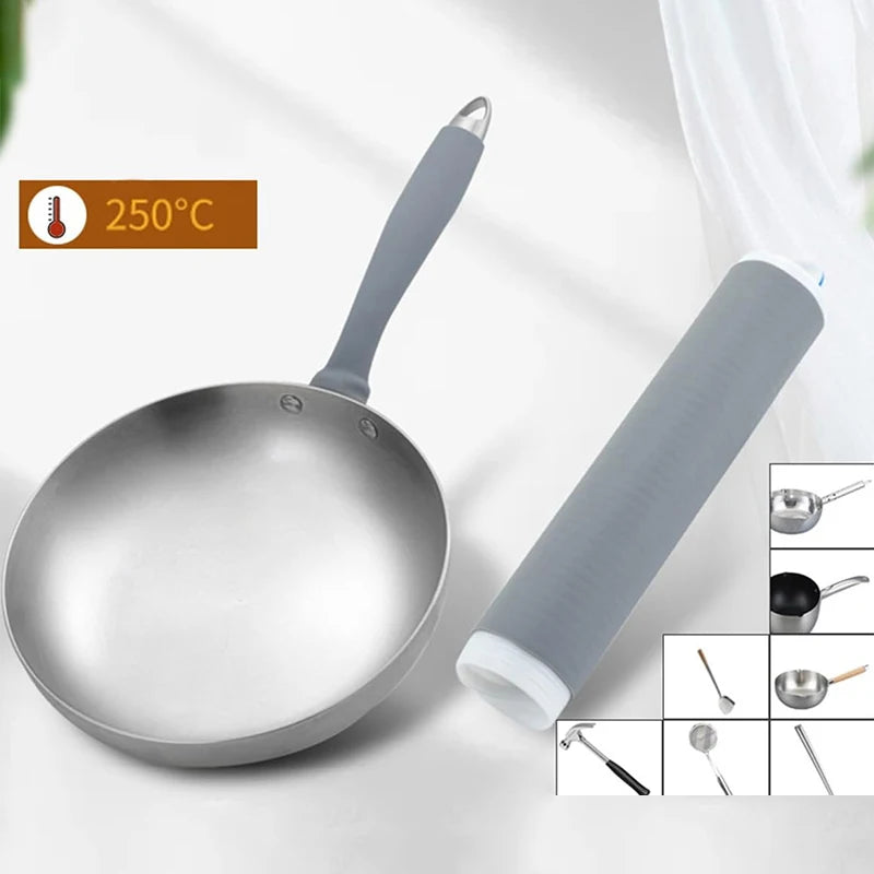 For Frying Pan New Anti-scalding Pot Handle Cover Handle Cover Soft Silicone Holder High Heat Resistance Silicone Pot Zpaxo