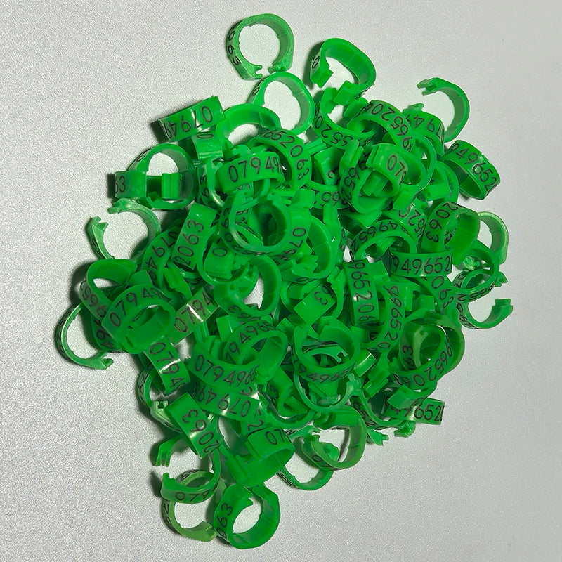 DIY Customized Plastic Pigeon Foot Ring Inner Diameter Suitable All