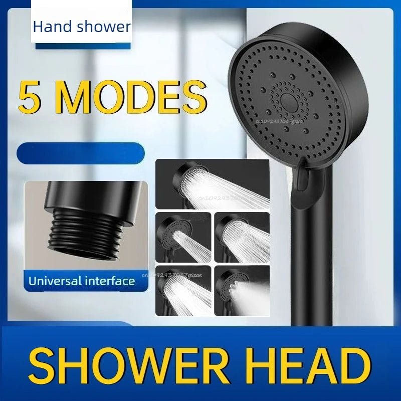 5 Modes Shower Head High Pressure Showerhead Portable Filter Rainfall Faucet Tap Bathroom Bath Home Innovative Accessories Zpaxo