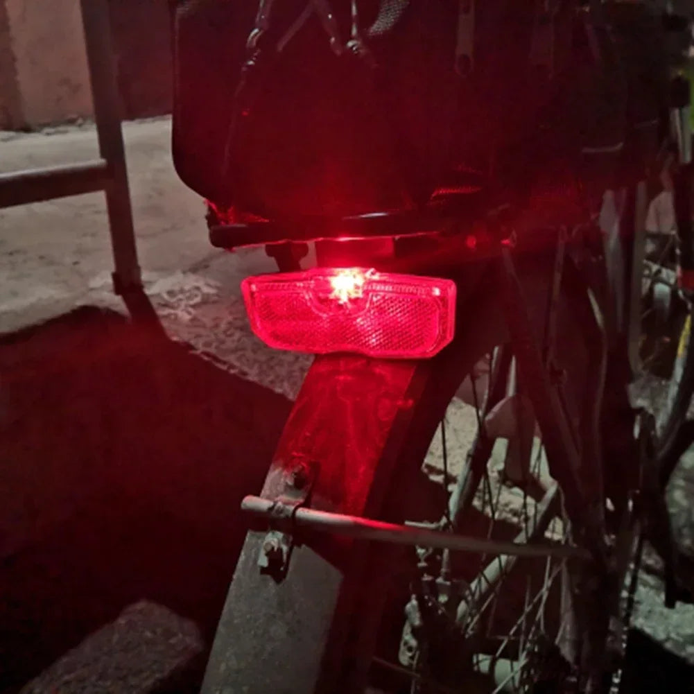 Bicycle Rear Seat Reflective Taillight Bike Luggage Rack Light LED Night Ridding Safety Warning Reflector Cycling Accessories Zpaxo