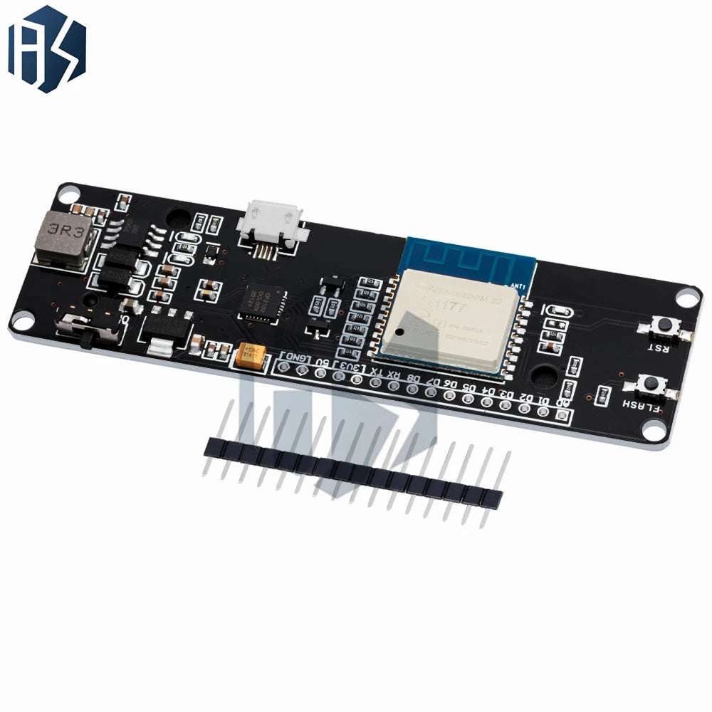 for WeMos D1 ESP-02 ESP8266 Nodemcu WiFi Module With 18650 Battery Charging Zpaxo