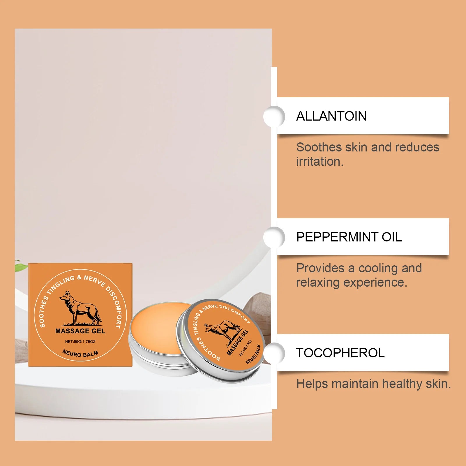 Joint Care Balm - Daily Relief for Joint Discomfort, Cooling Sensation, Boosts Vitality, External Use Moisturizing Balm Zpaxo