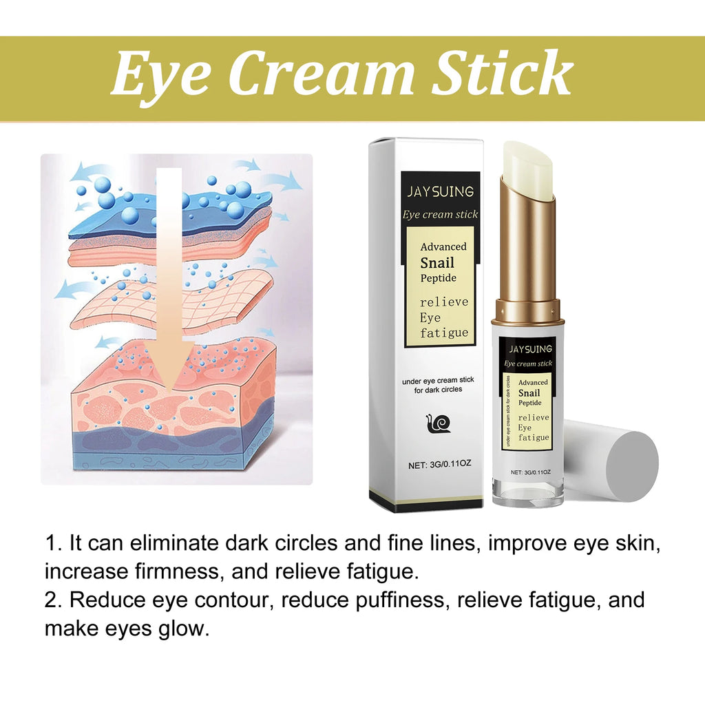 Snail Eye Cream Stick – Dark Circles, Puffiness & Wrinkles Eye Cream Stick Zpaxo