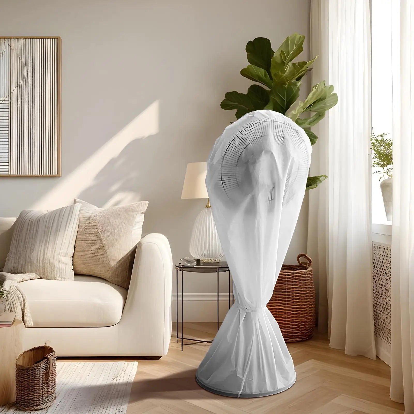 Universal Electric Fan Dust Cover Waterproof Dustproof Drawstring Bag