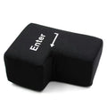Big USB Enter Key Anti Stress Button Decompression Computer Vent Pillows Button Desktop Pillow For Programmer Zpaxo Default Title