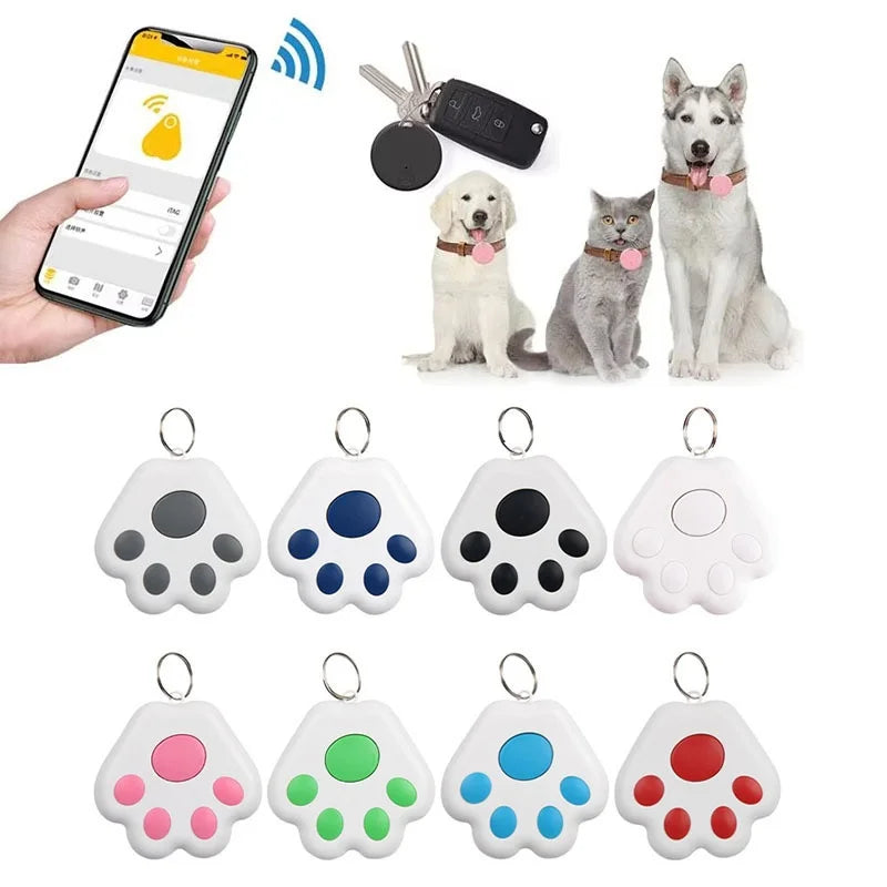 Mini Fashion Smart Dog Pets Bluetooth GPS Tracker Anti-lost Alarm Tag Zpaxo