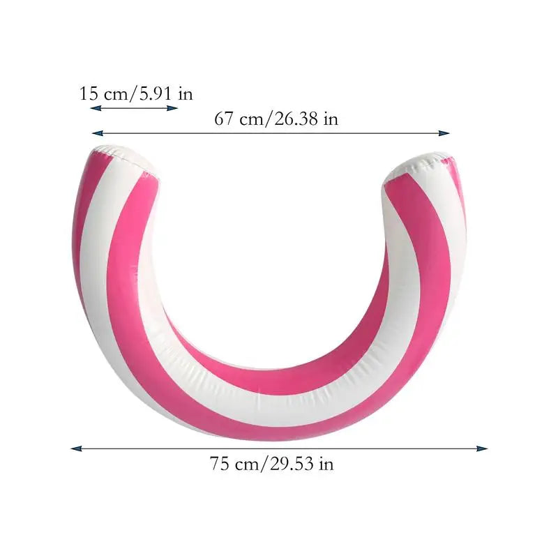 Swimming Pool Noodles Curved Inflatable Sport Training Entertainment Zpaxo