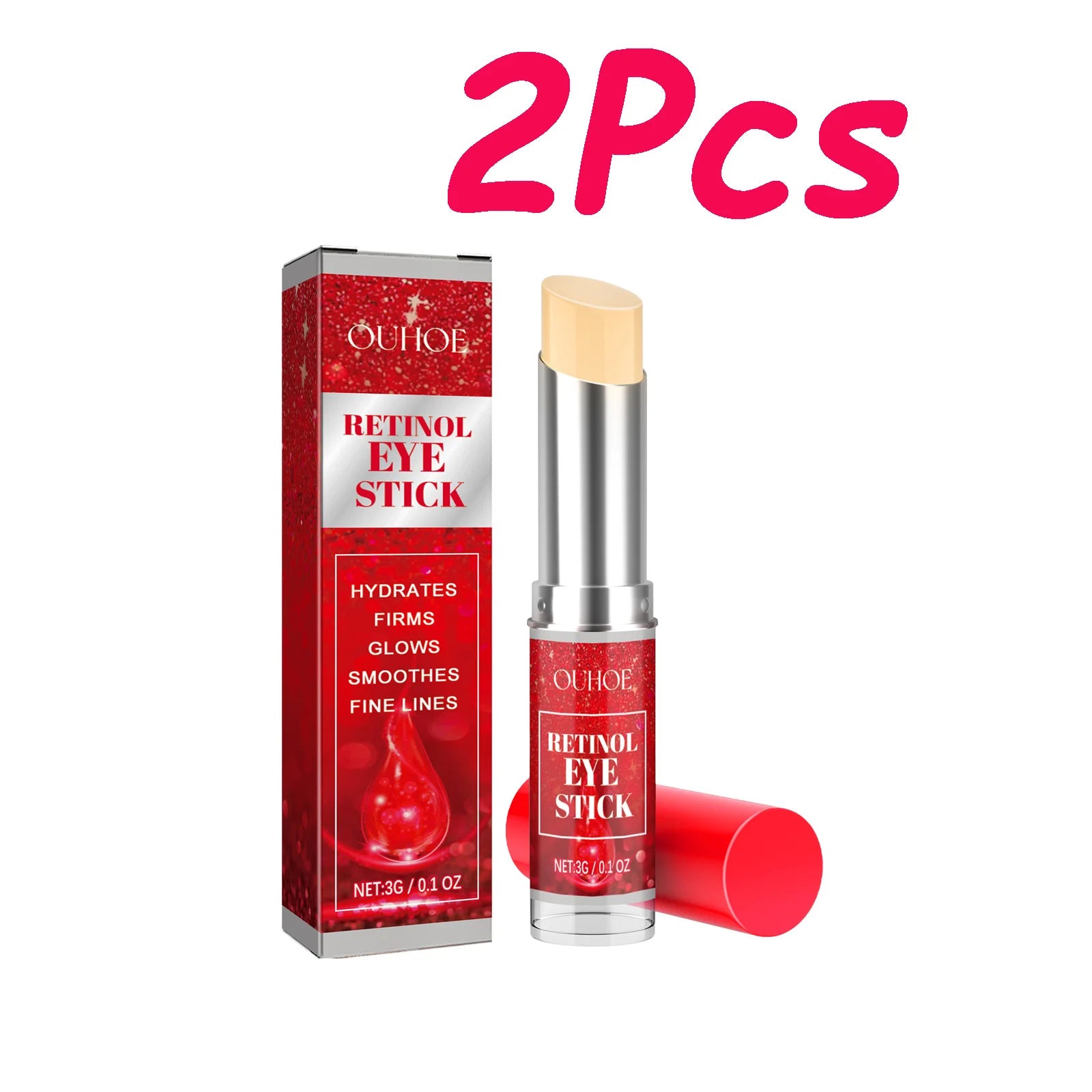 Retinol Eye Cream Stick – Dark Circles & Anti-Wrinkle Retinol Eye Cream Zpaxo 2 x 3g Boxed