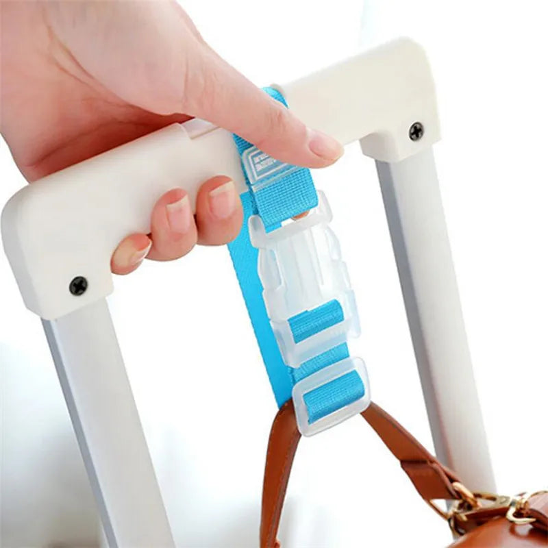 Colorful Adjustable Baggage Nylon Straps Belt Security Bag Buckle