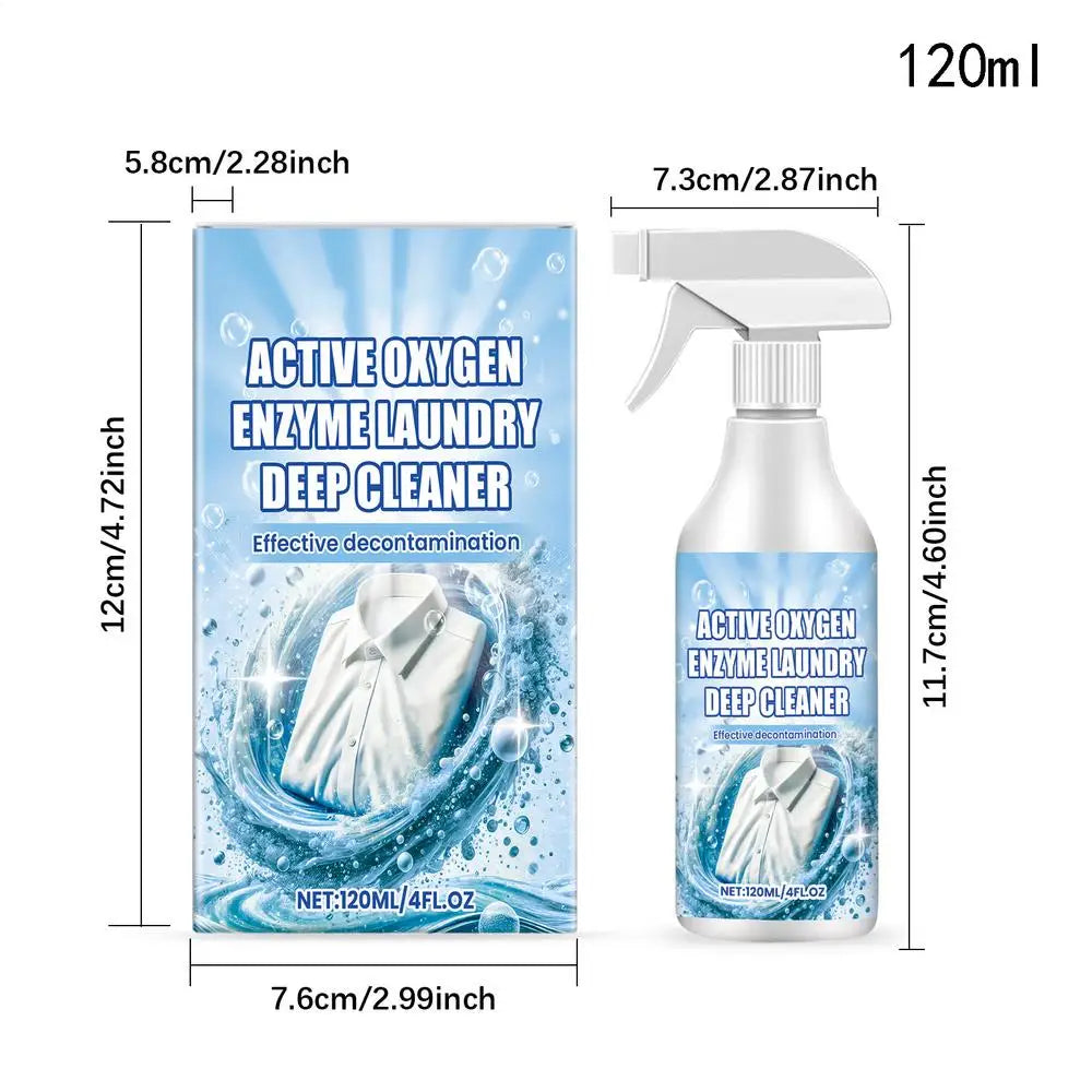 Laundry Stain Remover Powerful Deep Cleaning Spray Fabric Safe
