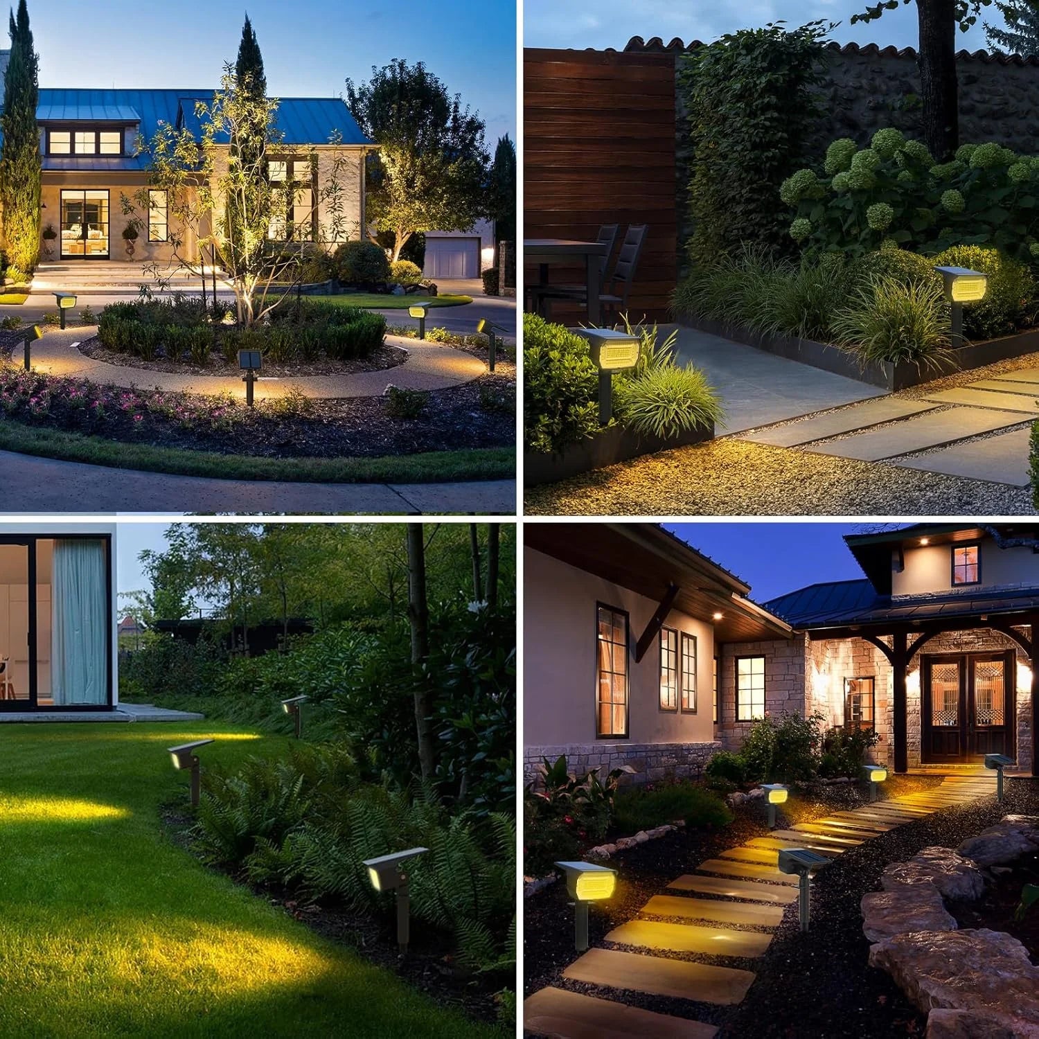 1-4PCS 56LED Solar Outdoor Lights Motion Sensor IP65 Waterproof 3 Modes Security Spotlight Wall Landscape Lighting Yard Driveway Zpaxo
