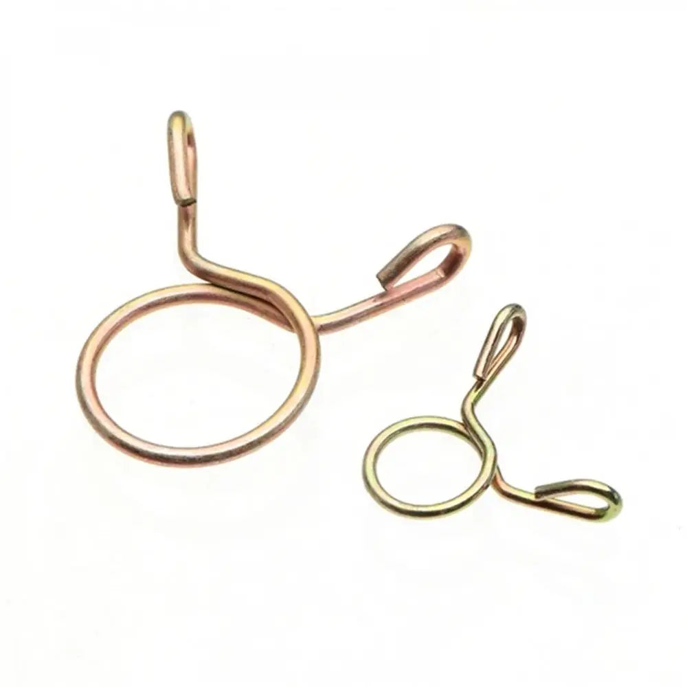 for Motorcycle Scooter Zinc Plated M5-M14 Air Tubing Water Pipe Tubing Spring Clamps Hose Clamp Fuel Line Hose Clips Zpaxo