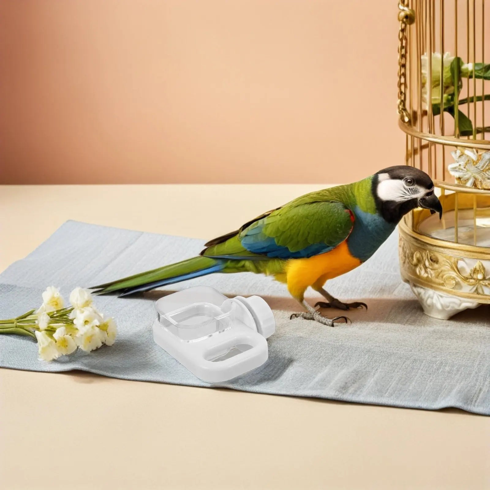 Small Animal Pet Cage Water Feeder Hanging Automatic Dispenser