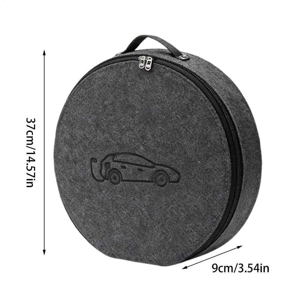 New Energy Vehicle Charging Gun Storage Bag Portable EV Charger Cable Bag Waterproof Auto EV Charging Jumper Storage Bag Zpaxo