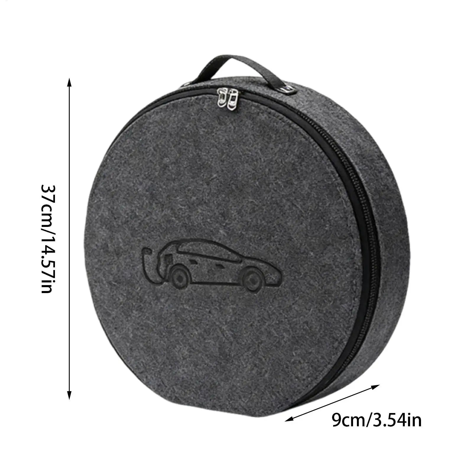 New Energy Vehicle Charging Gun Storage Bag Portable EV Charger Cable Bag Waterproof Auto EV Charging Jumper Storage Bag Zpaxo