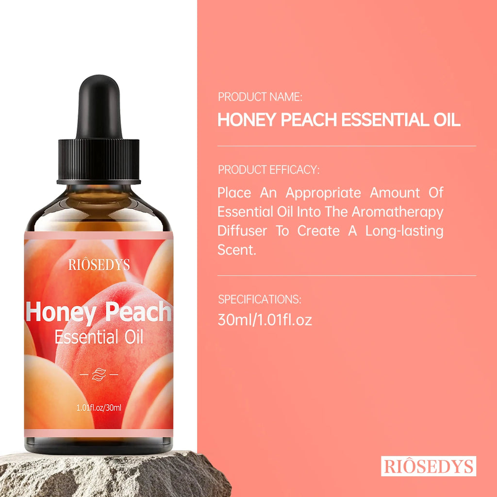Honey Peach Essential Oil Natural Fragrance Suitable Body Massage Zpaxo