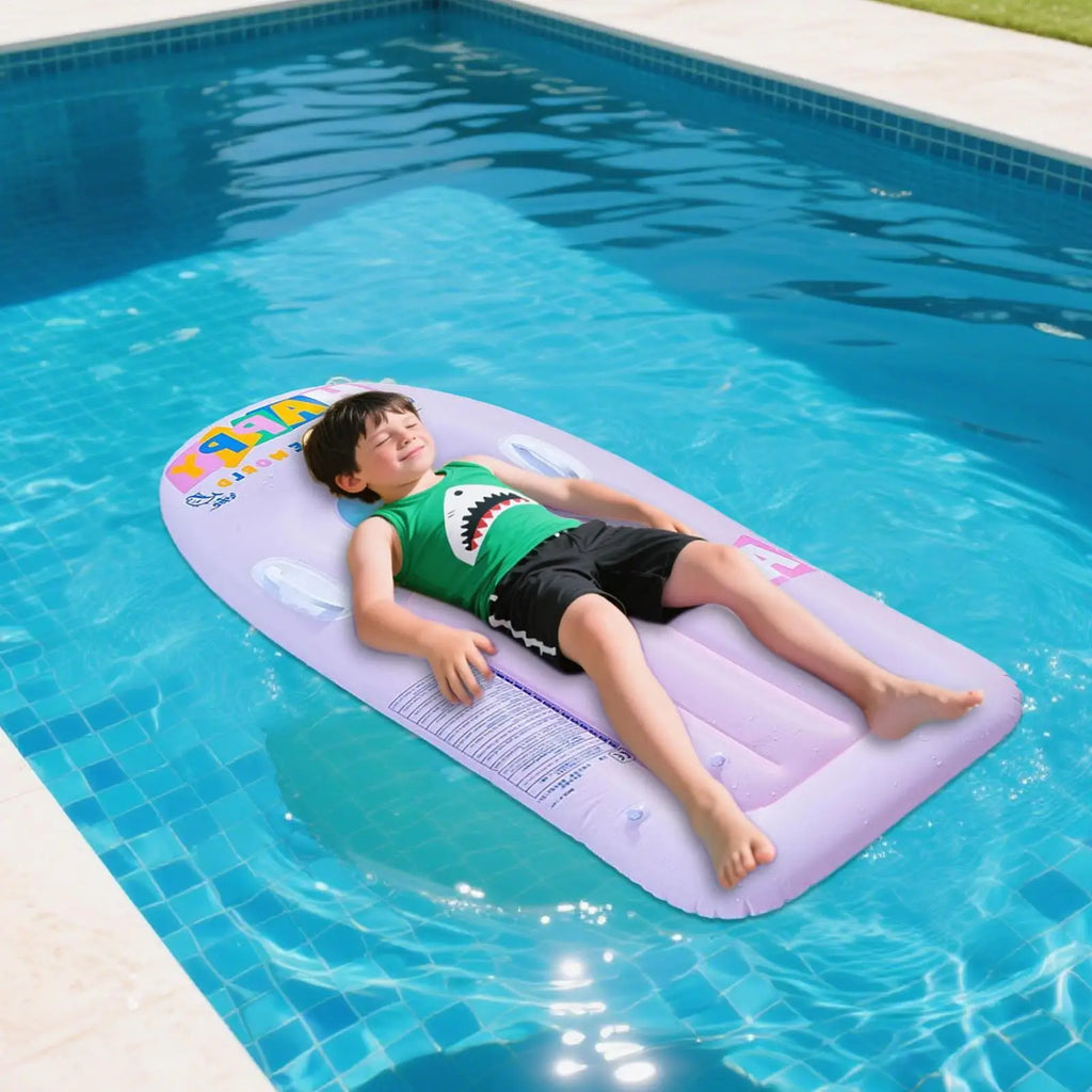 Pool Floats Swimming Pad Lounge Bed Pvc Lounger Mat Raft Floatie Toys Zpaxo