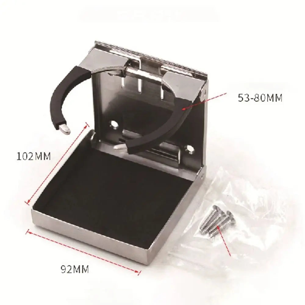 Adjustable Folding Cup Holder Rust-proof Universal Drink Holder Durable Multifunctional Cup Storage Rack Zpaxo
